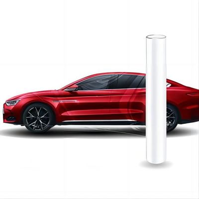 Un buen precio. 1.52*15M Película de protección de pintura autoadhesiva brillante para vehículos Película de protección contra arañazos TPU TPH en línea