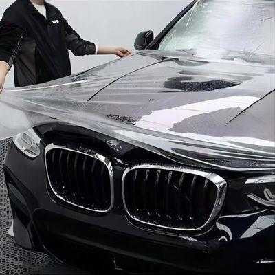 Un buen precio. 7.5mil TPU PPF Película de protección de pintura de automóviles 1.52*15M Anti amarillento Autoadhesivo transparente en línea